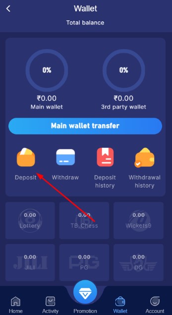 Adding Money On Tiranga Lottery